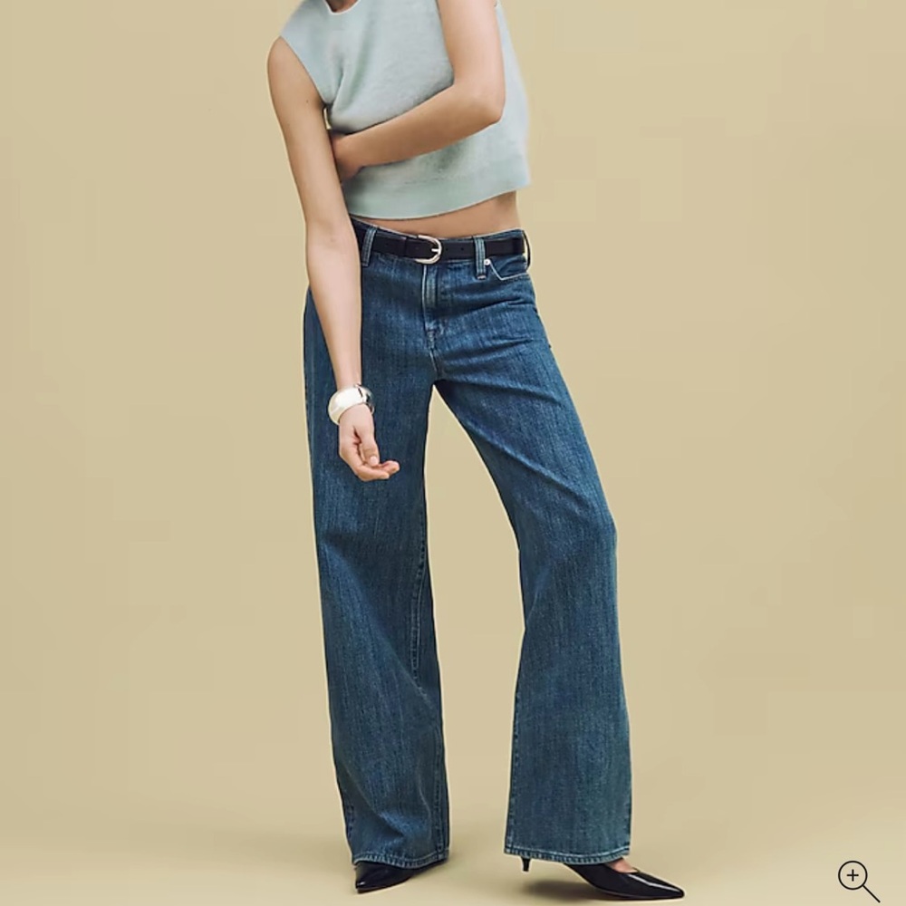 TALL J.CREW WIDE LEG JEANS